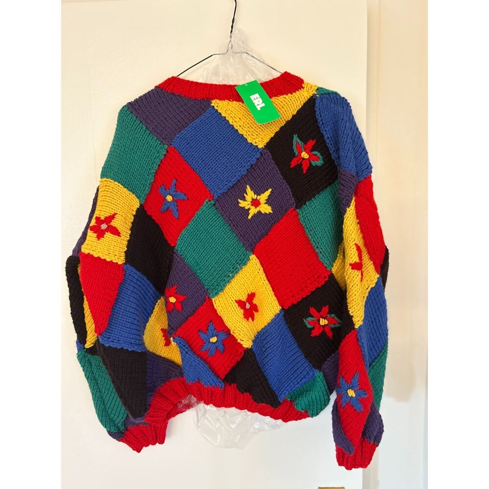 ERL PATCHWORK SWEATER SIZE MEDIUM NWT - image 4